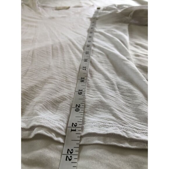 Nation LTD Women's Puff Sleeve Pima Cotton Blouse XS White Regency Heritage - Picture 10 of 10